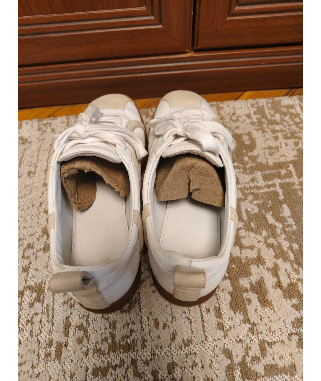 TOTEME Белые кожаные кеды, фото 6
