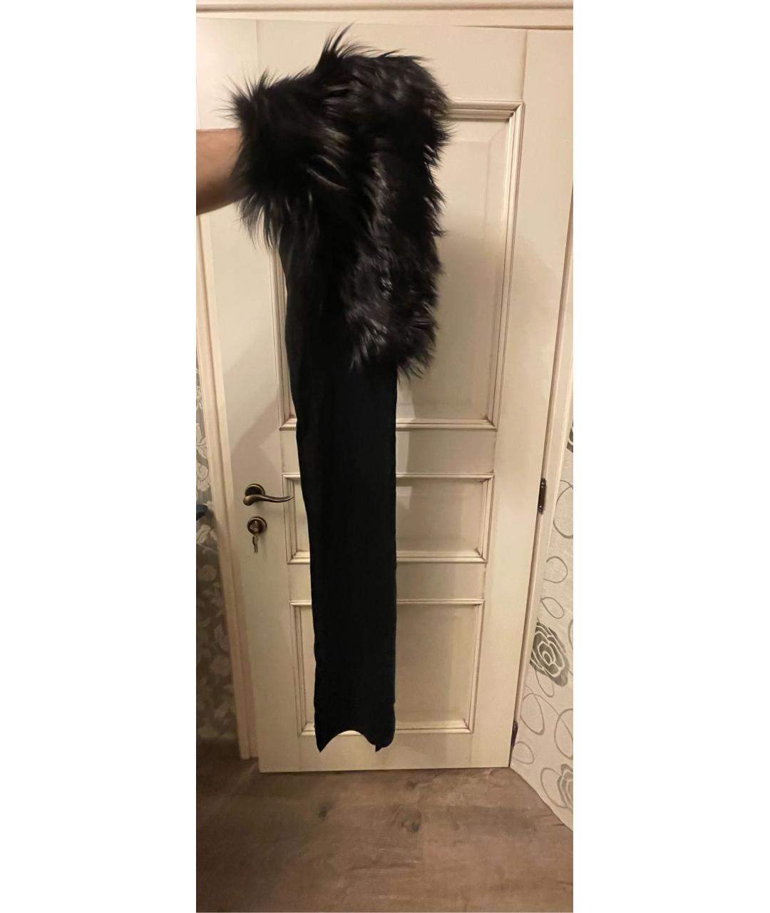 VERSACE Черный шарф, фото 8