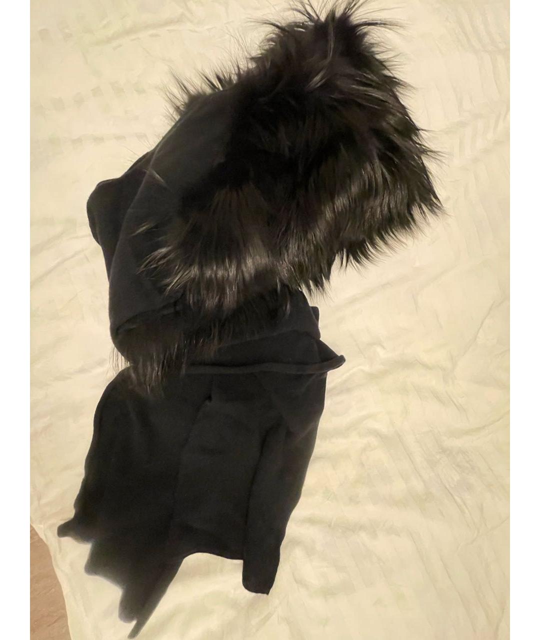 VERSACE Черный шарф, фото 7