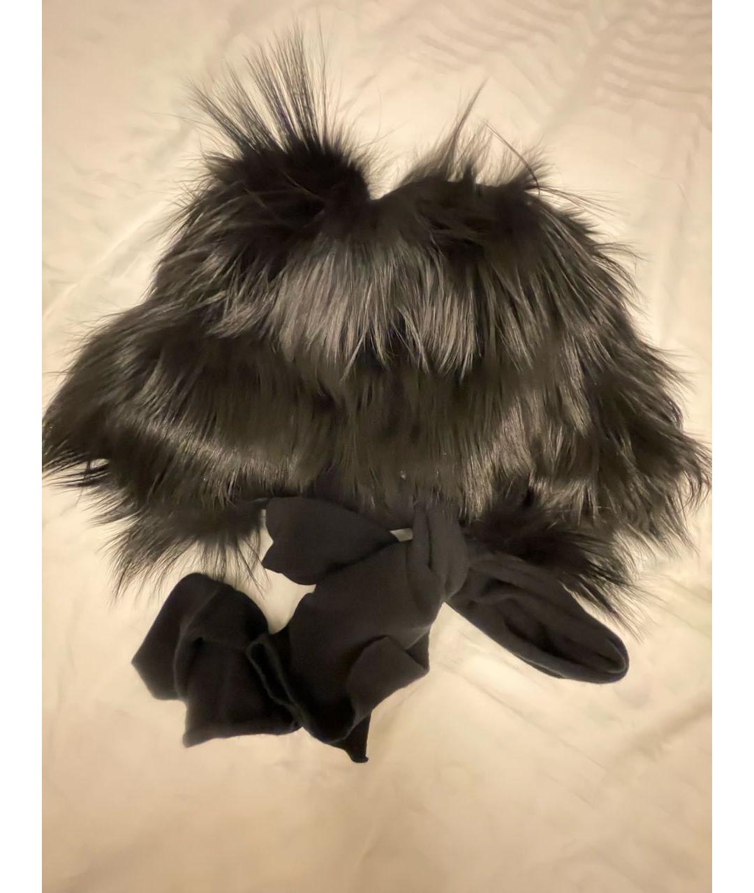 VERSACE Черный шарф, фото 2