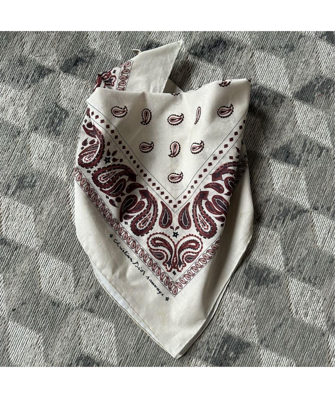 CHRISTIAN DIOR Хлопковый платок, фото 5