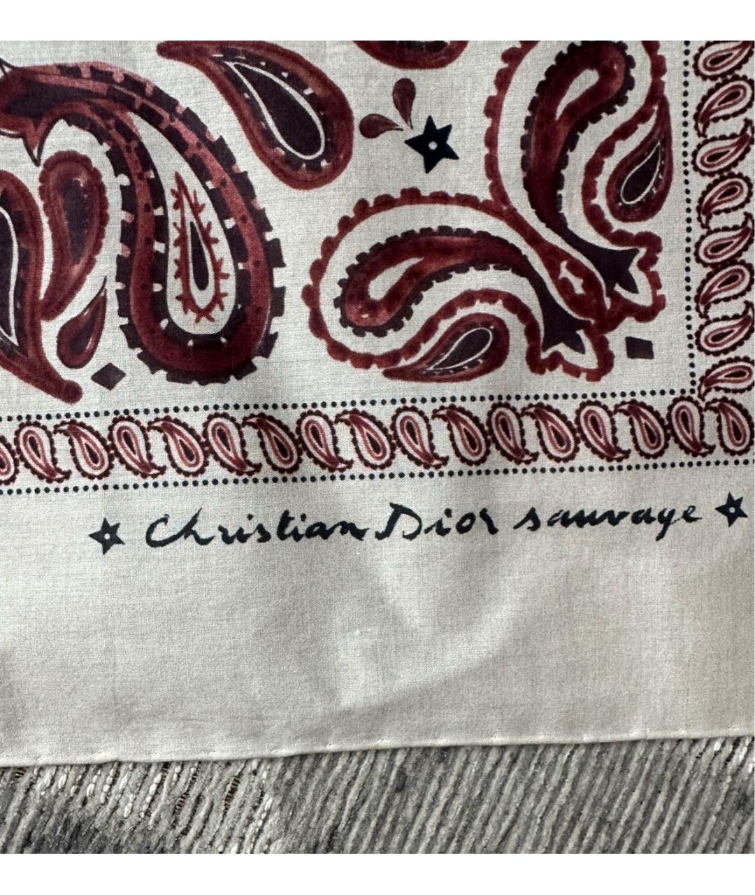 CHRISTIAN DIOR Хлопковый платок, фото 2