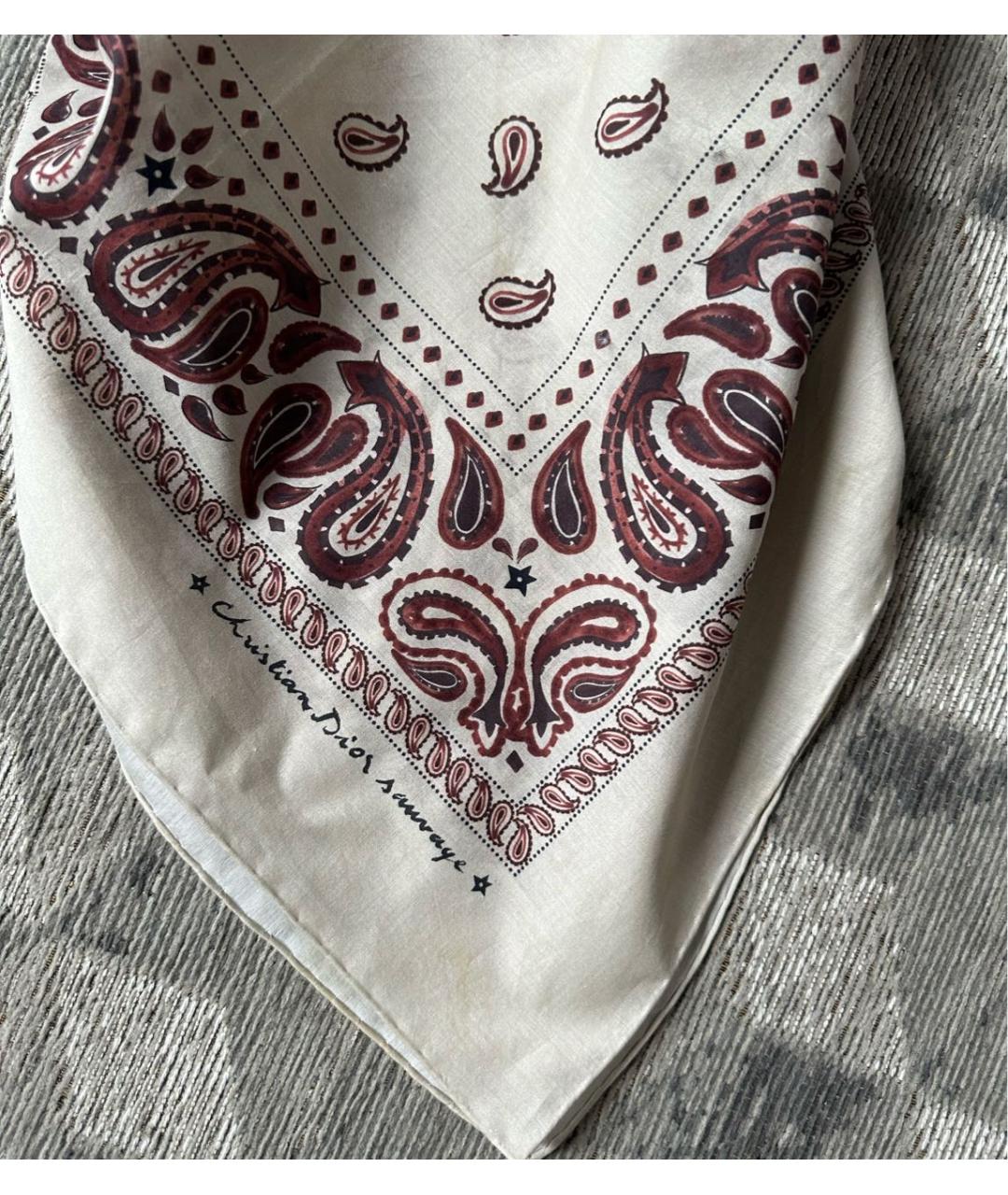 CHRISTIAN DIOR Хлопковый платок, фото 6