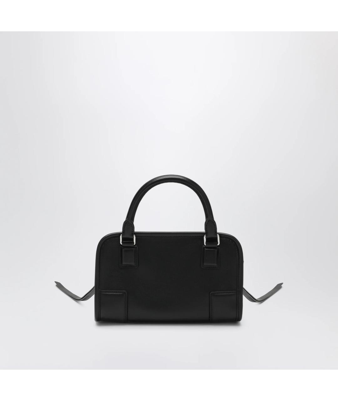 LOEWE Черная кожаная сумка тоут, фото 2