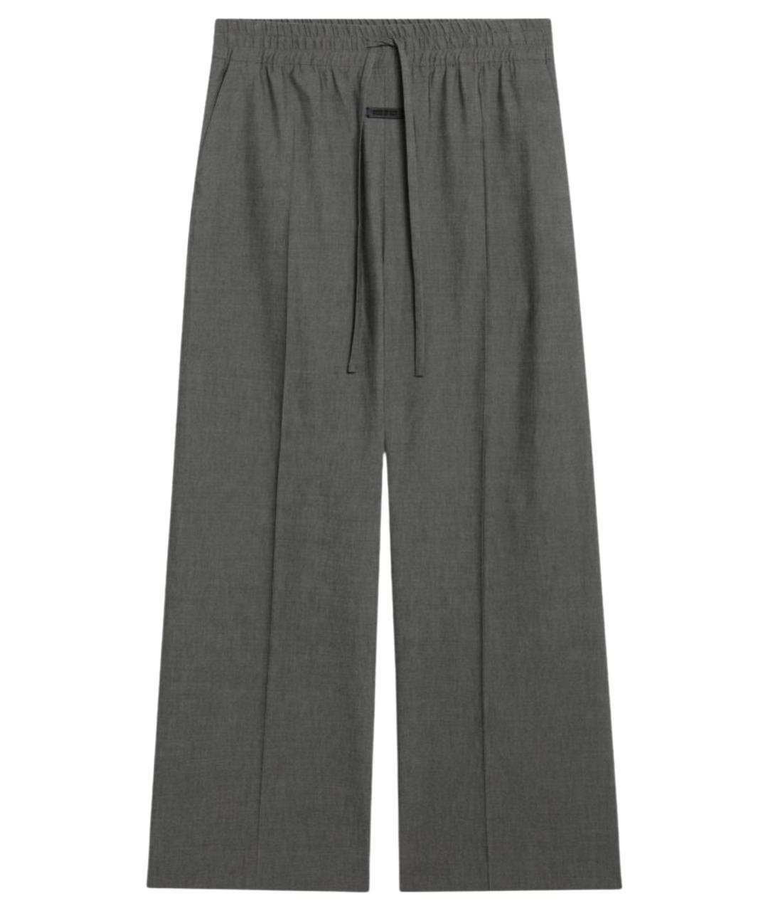 FEAR OF GOD Серые хлопковые повседневные брюки, фото 1