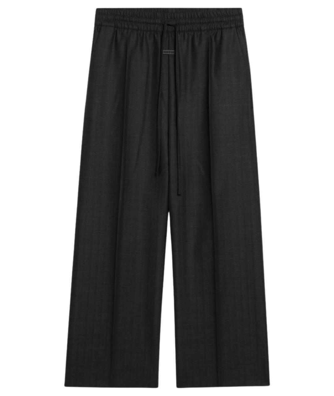 FEAR OF GOD Серые шерстяные повседневные брюки, фото 1