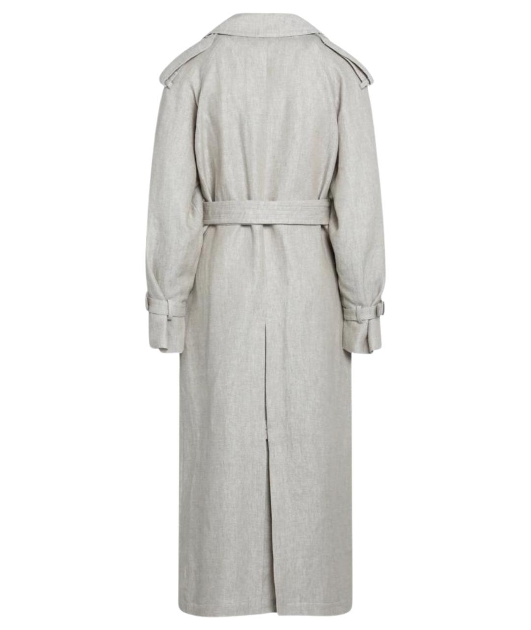 MAX MARA Бежевое хлопковое пальто, фото 2