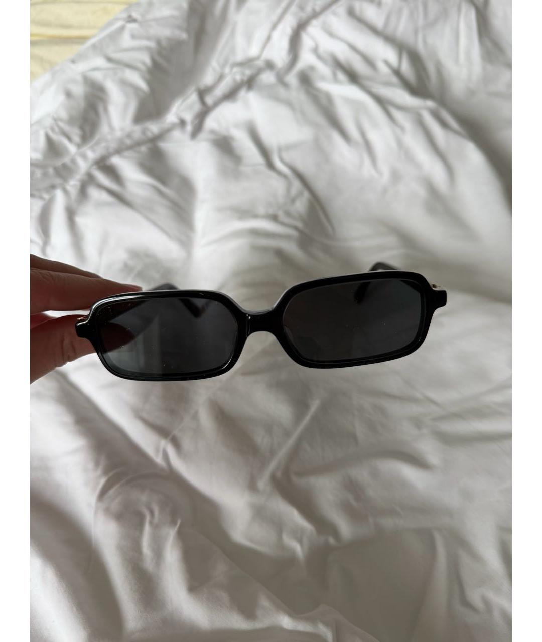 MIU MIU Черные пластиковые солнцезащитные очки, фото 2