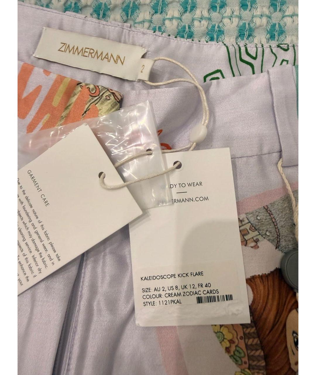 ZIMMERMANN Мульти шелковые кюлоты, фото 6