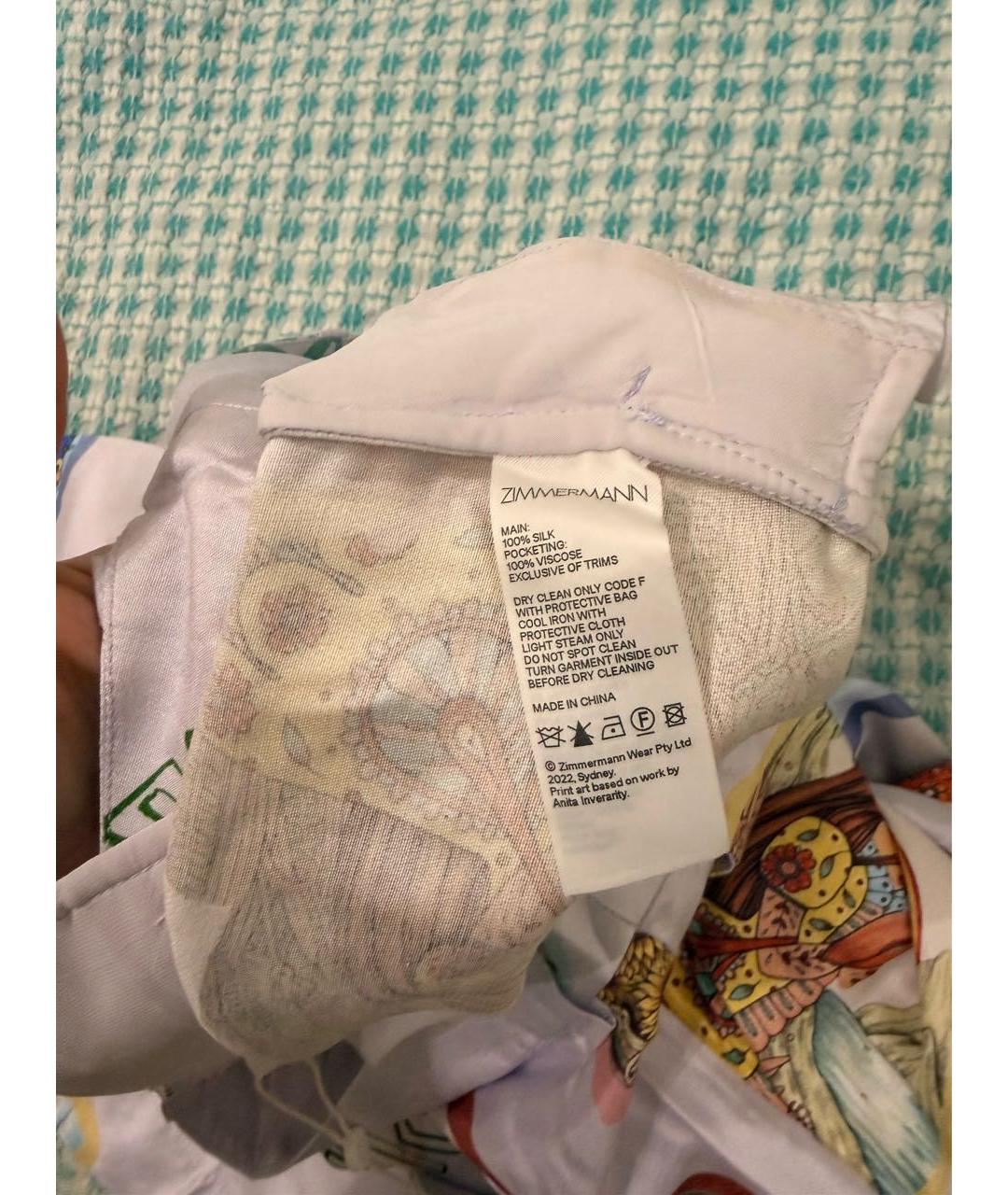 ZIMMERMANN Мульти шелковые кюлоты, фото 5