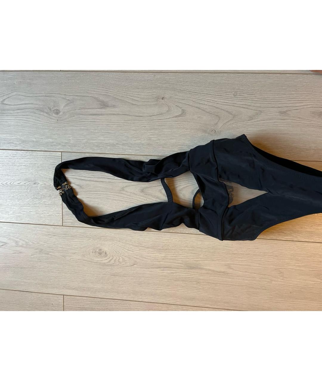 AGENT PROVOCATEUR Черный атласный купальник, фото 3