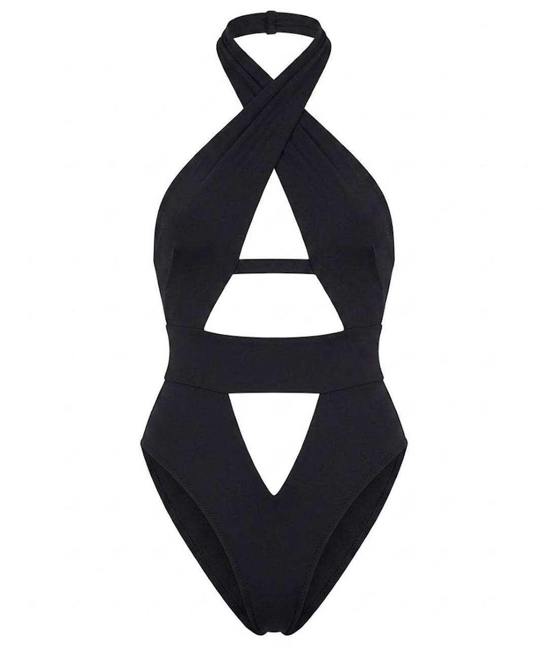 AGENT PROVOCATEUR Черный атласный купальник, фото 1