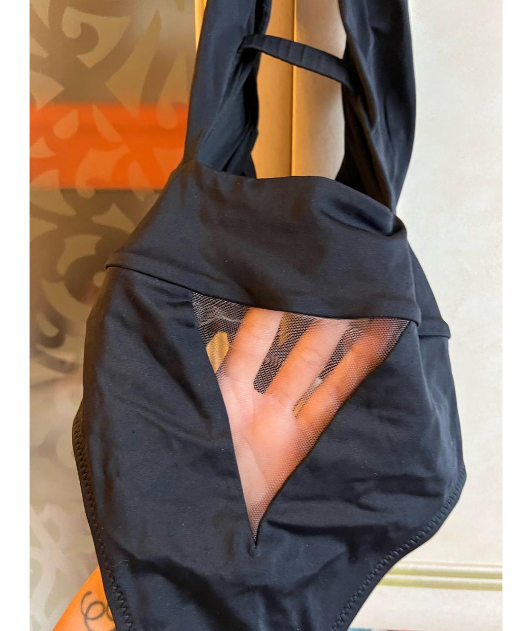 AGENT PROVOCATEUR Черный атласный купальник, фото 5