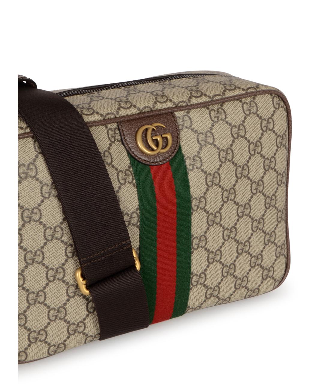 GUCCI Бежевая сумка тоут, фото 4