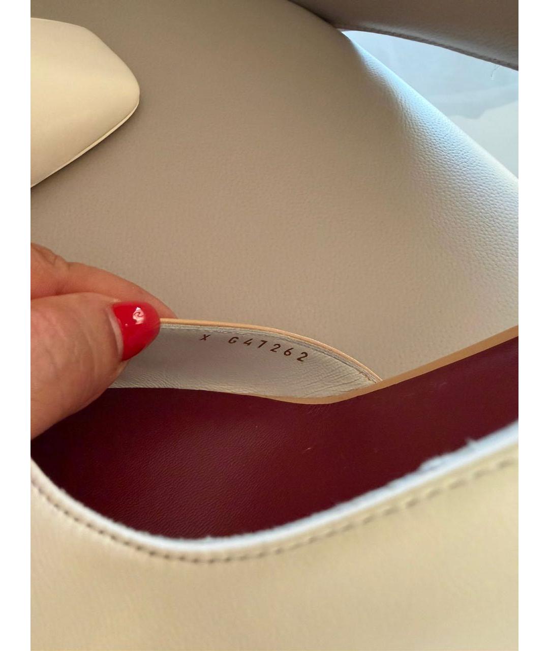 CHANEL Бежевые кожаные босоножки, фото 6