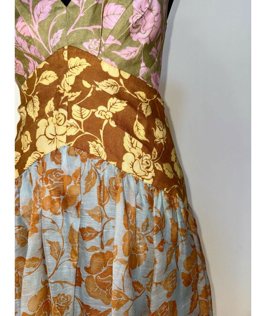 ZIMMERMANN Мульти льняной сарафан, фото 4