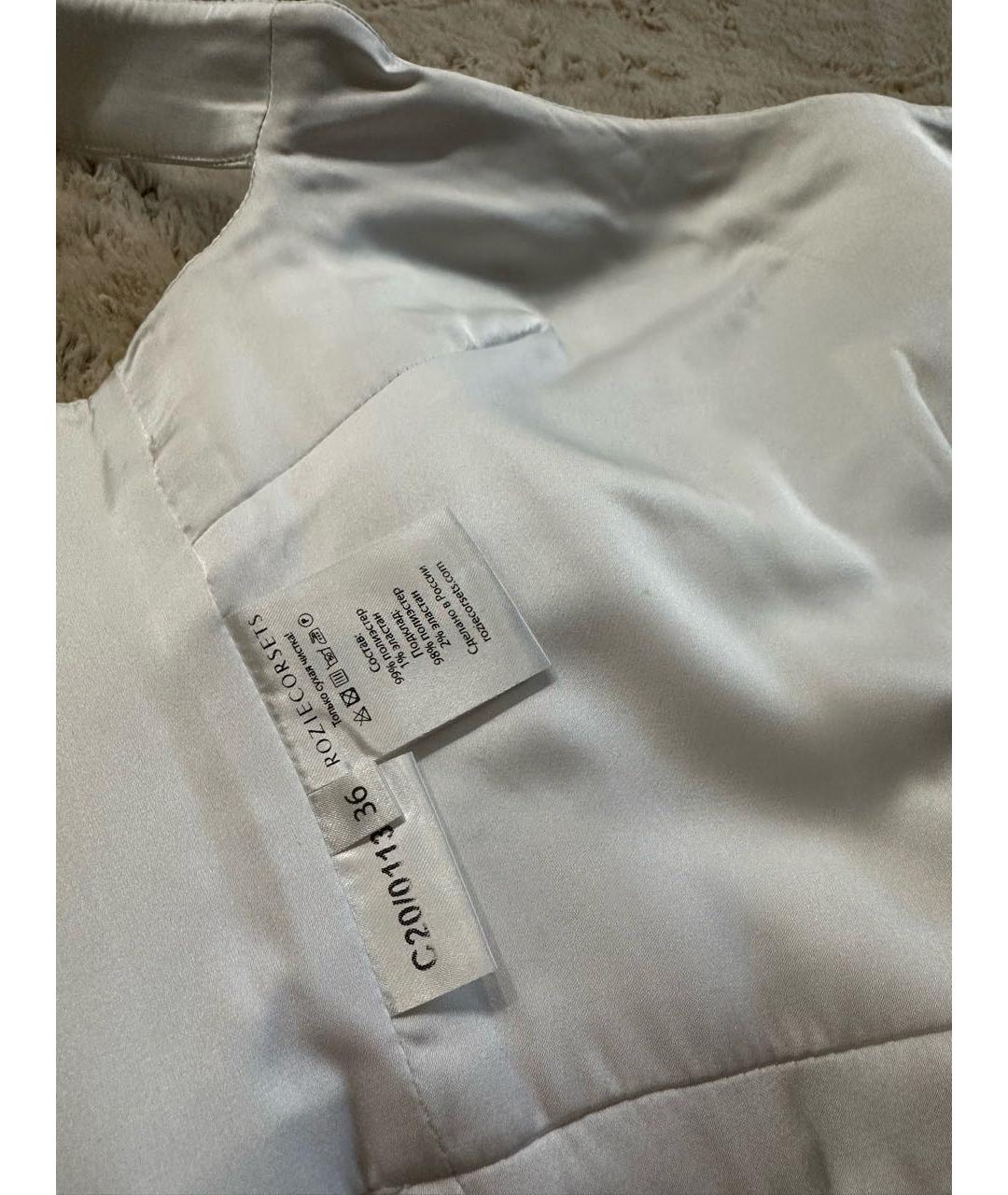 ROZIECORSETS Белый атласный корсет, фото 5