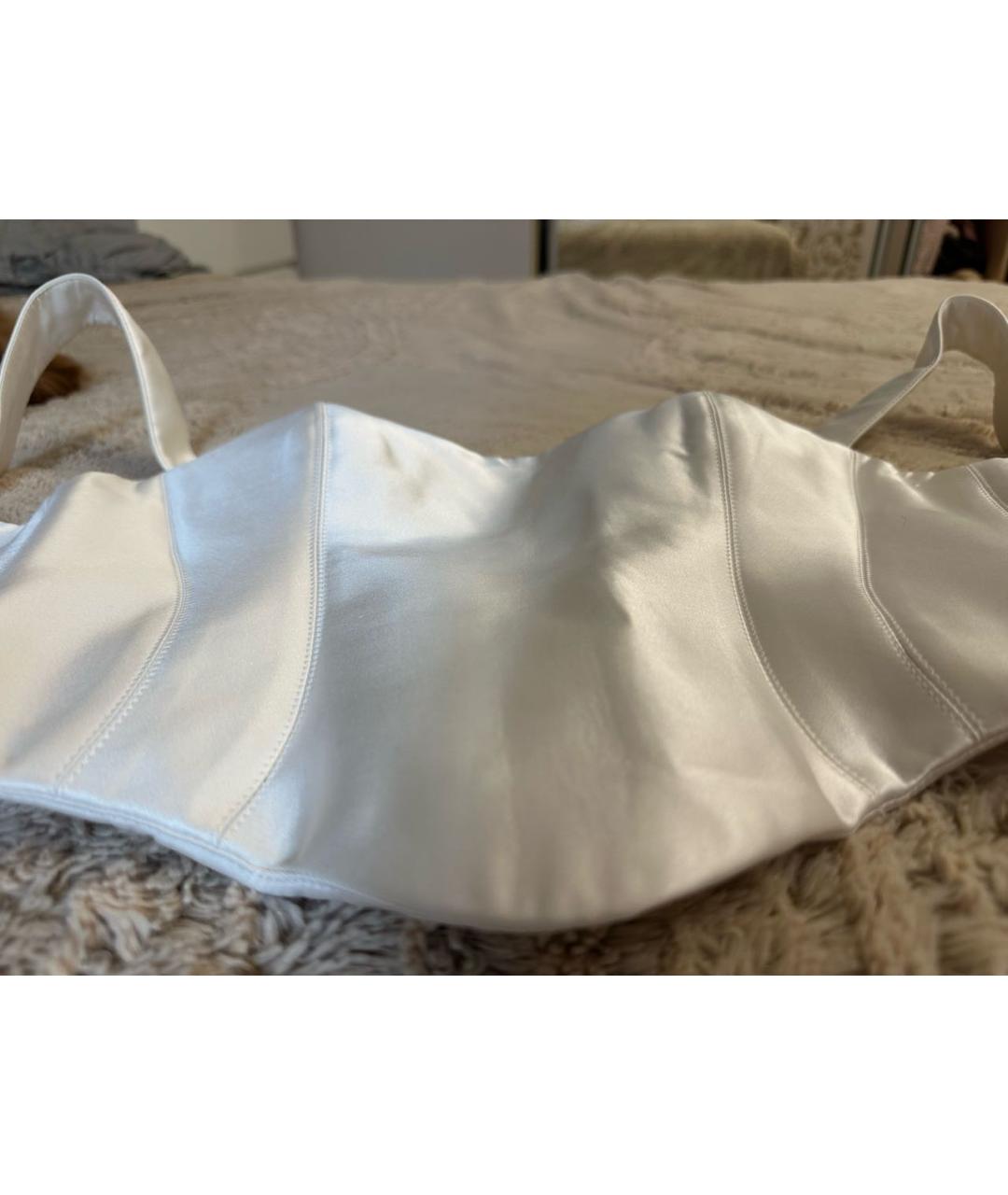 ROZIECORSETS Белый атласный корсет, фото 4