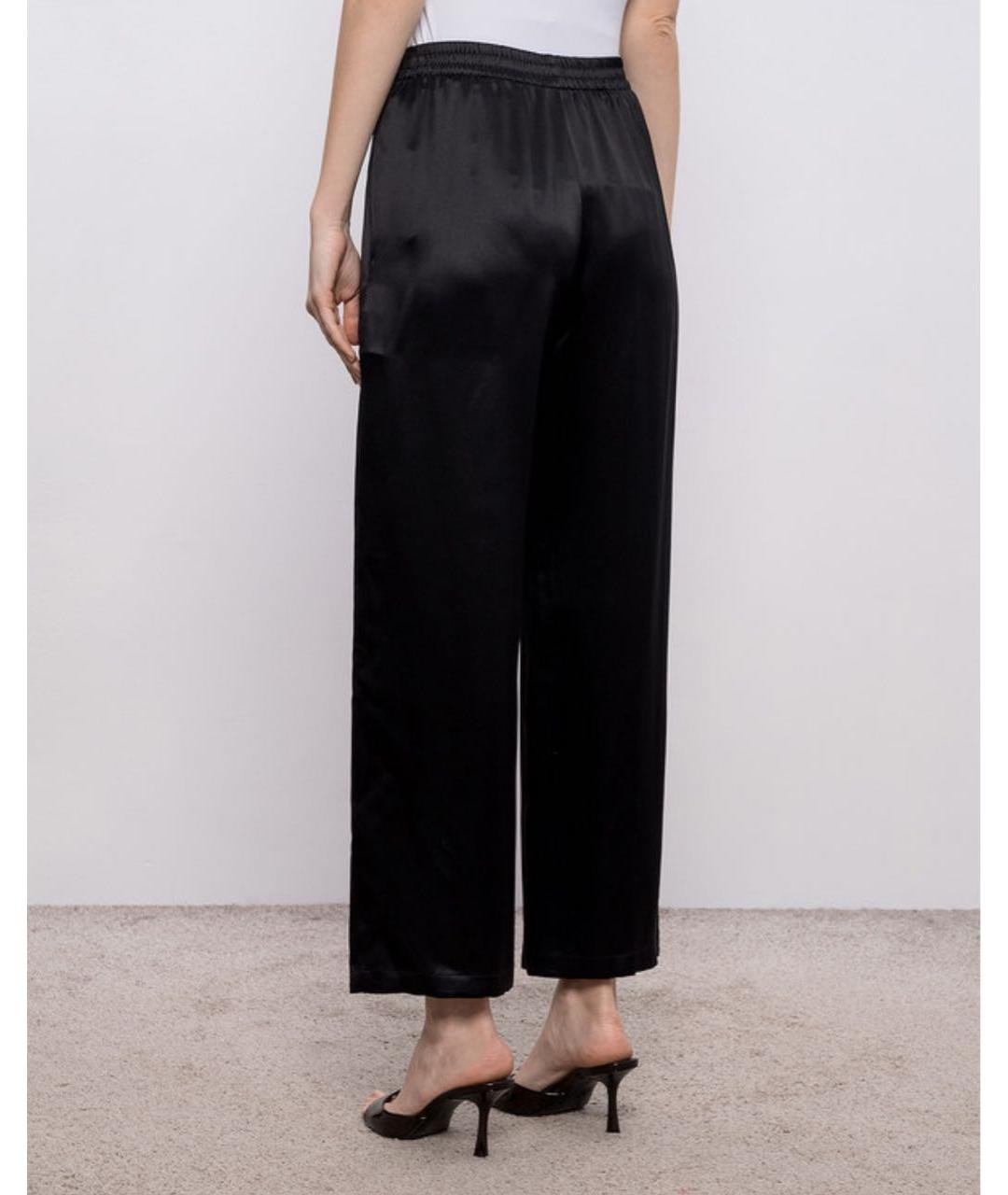 SAINT LAURENT Черный шелковый костюм с брюками, фото 7