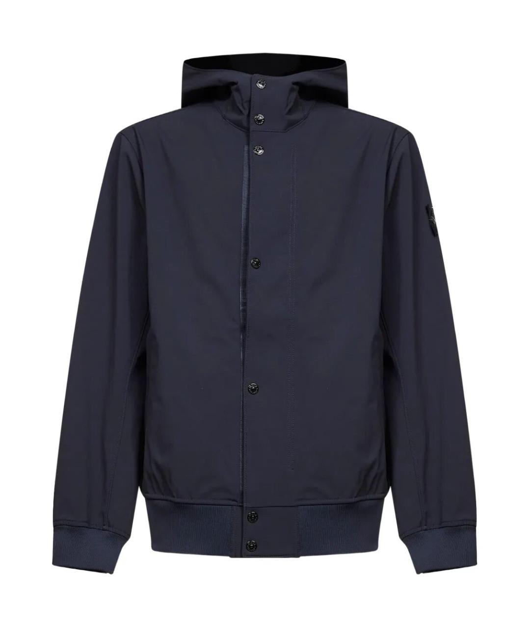 STONE ISLAND Синяя полиэстеровая куртка, фото 1