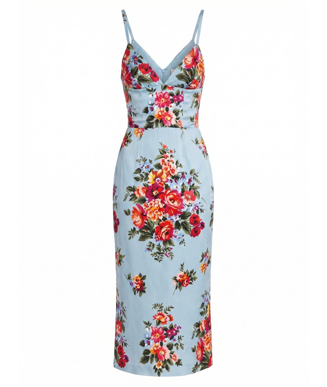 DOLCE&GABBANA Мульти вискозное платье, фото 1