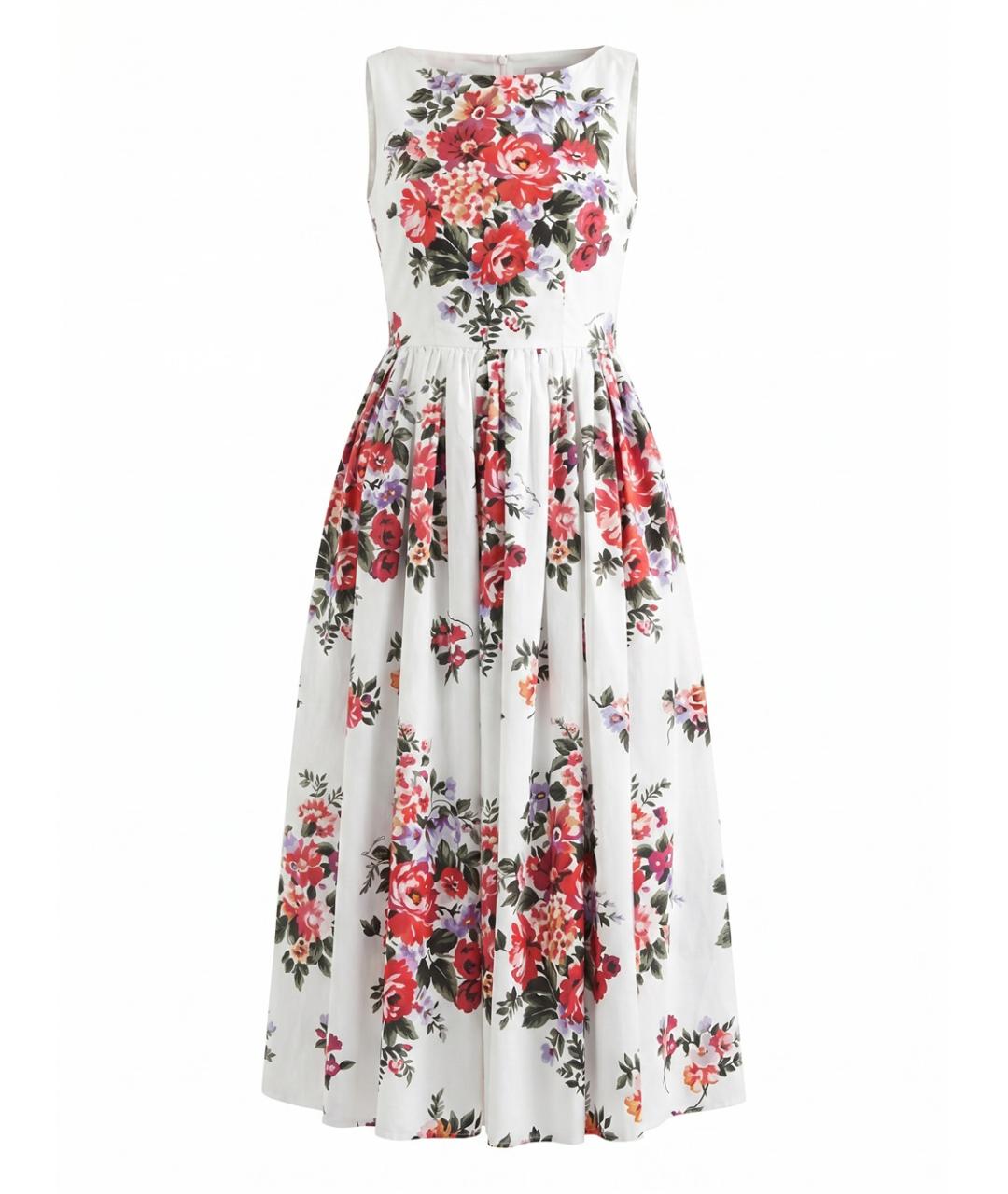 DOLCE&GABBANA Мульти хлопковое платье, фото 1