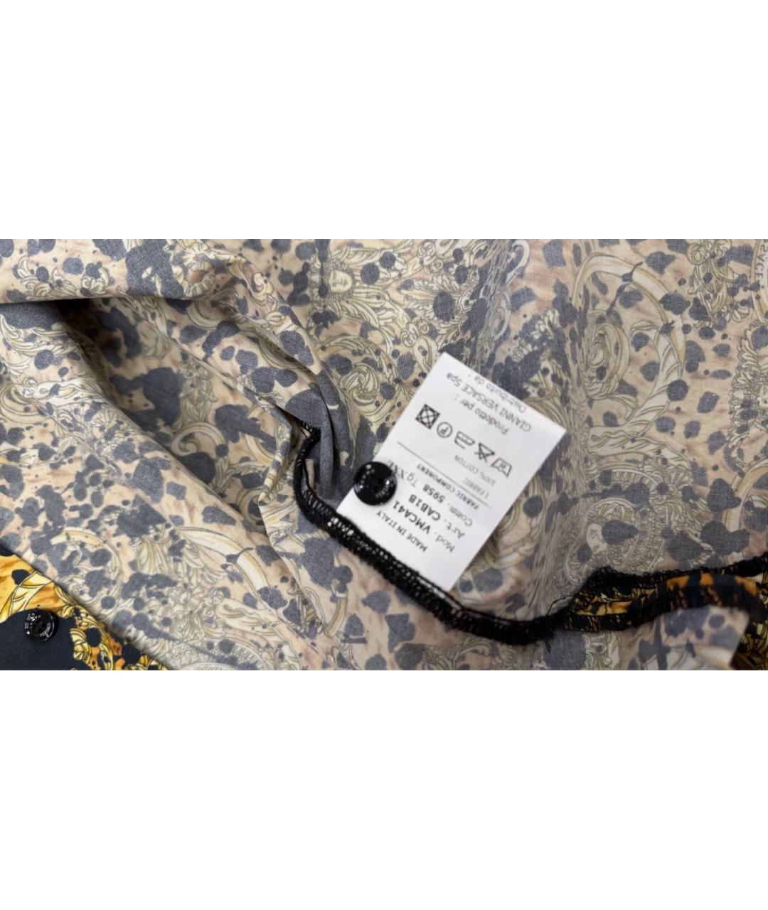 VERSACE JEANS COUTURE Желтая хлопковая рубашка/блузка, фото 5