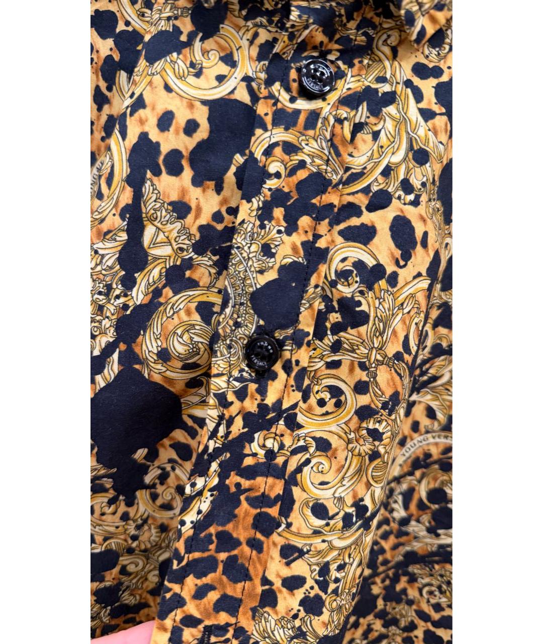 VERSACE JEANS COUTURE Желтая хлопковая рубашка/блузка, фото 2