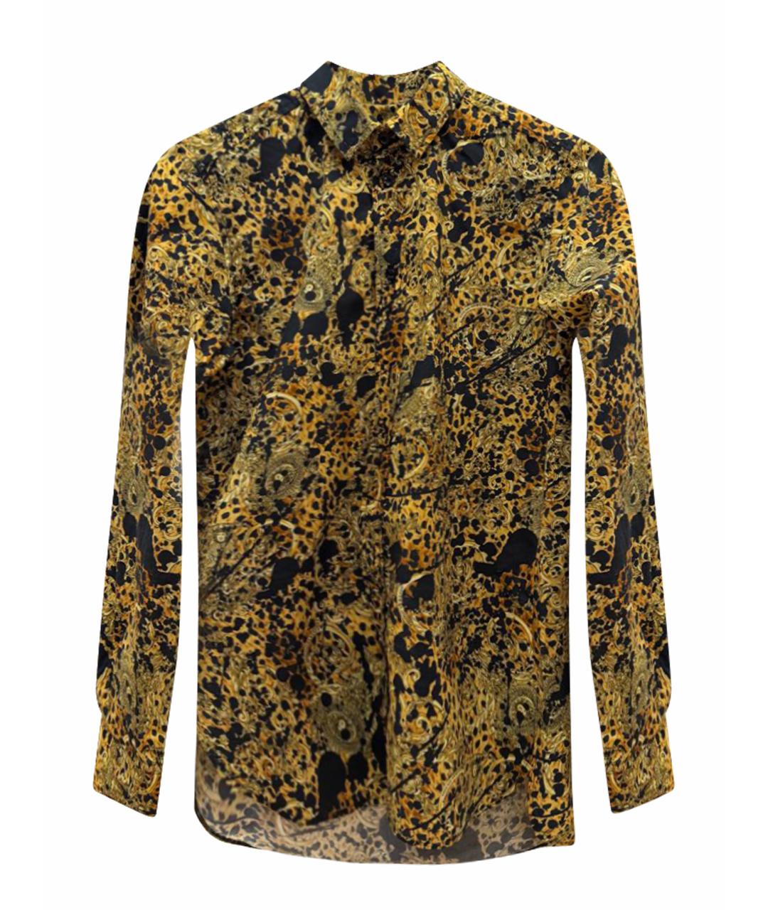 VERSACE JEANS COUTURE Желтая хлопковая рубашка/блузка, фото 1