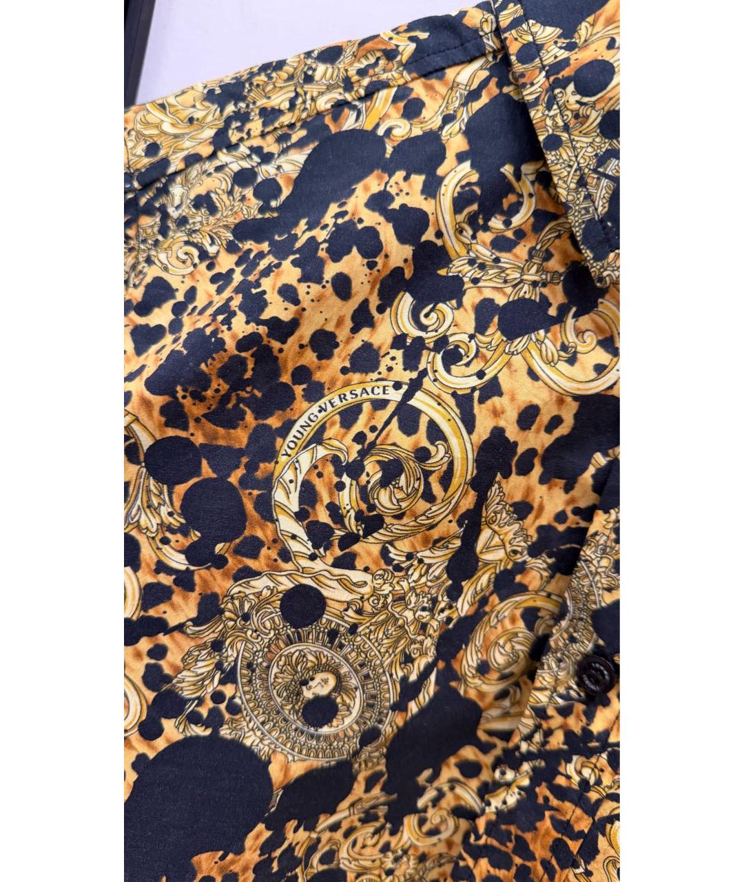 VERSACE JEANS COUTURE Желтая хлопковая рубашка/блузка, фото 4