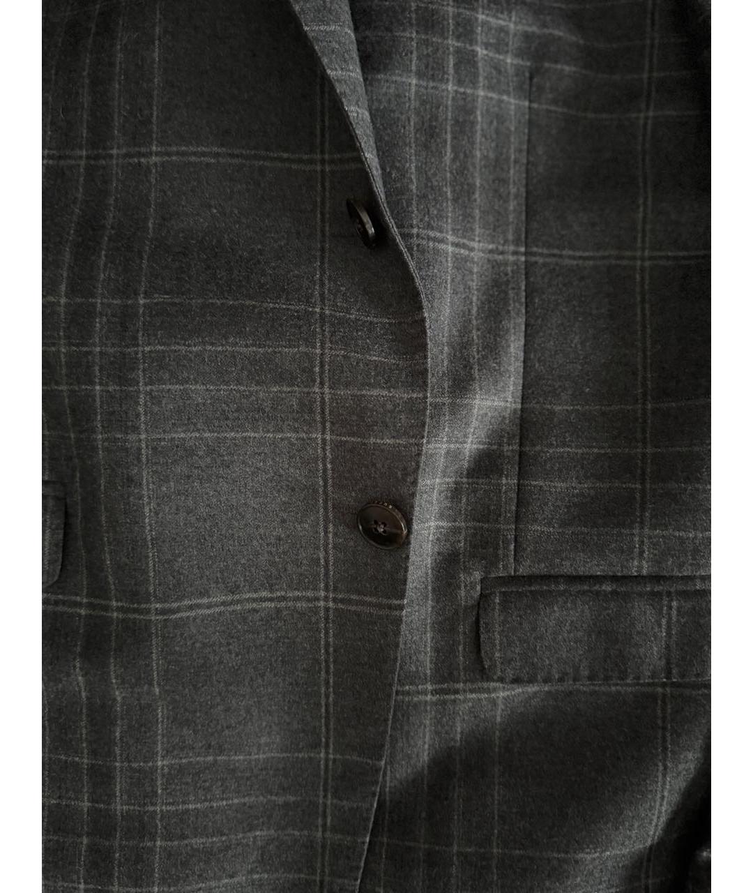 GUCCI Антрацитовый кашемировый пиджак, фото 4