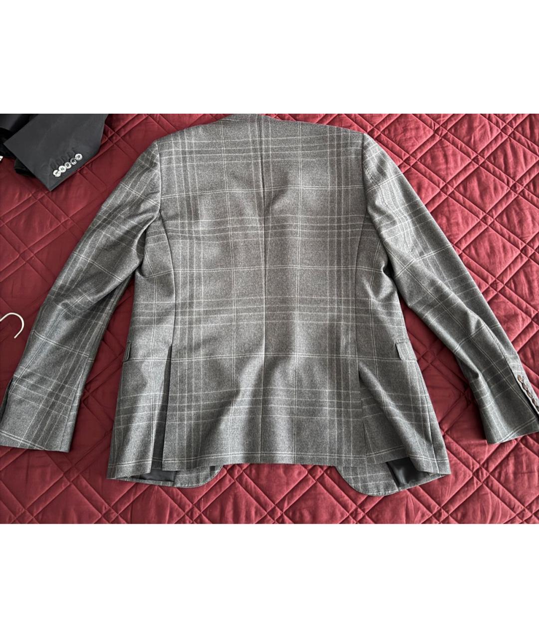 GUCCI Антрацитовый кашемировый пиджак, фото 2