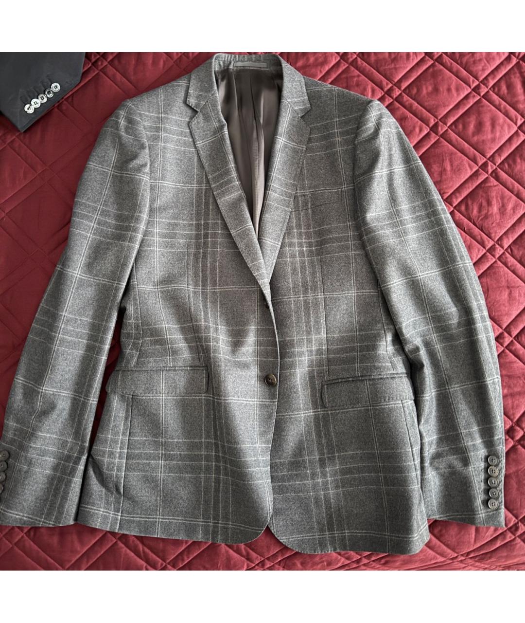 GUCCI Антрацитовый кашемировый пиджак, фото 5