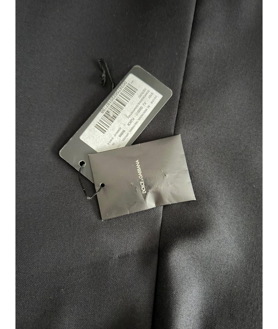 DOLCE&GABBANA Антрацитовый пиджак, фото 5