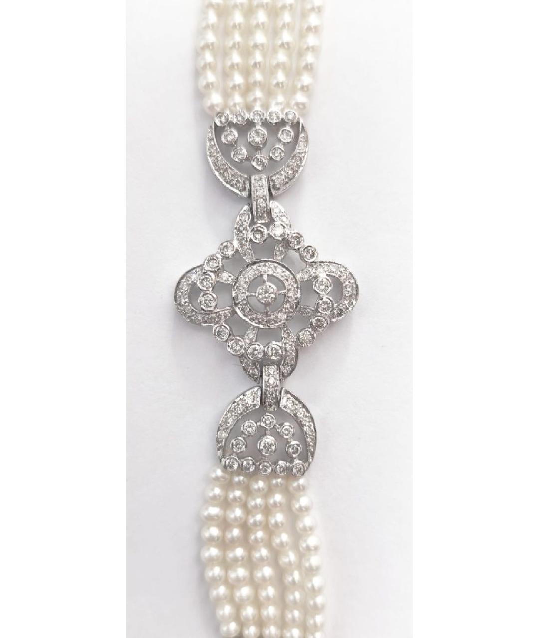 Mikimoto Белый браслет из белого золота, фото 6