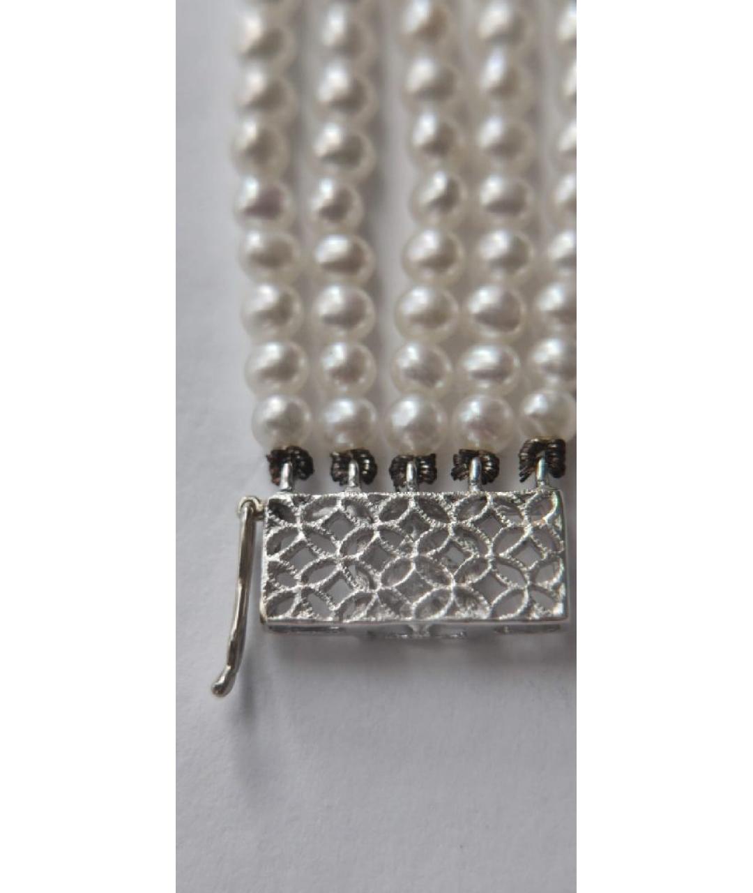 Mikimoto Белый браслет из белого золота, фото 3