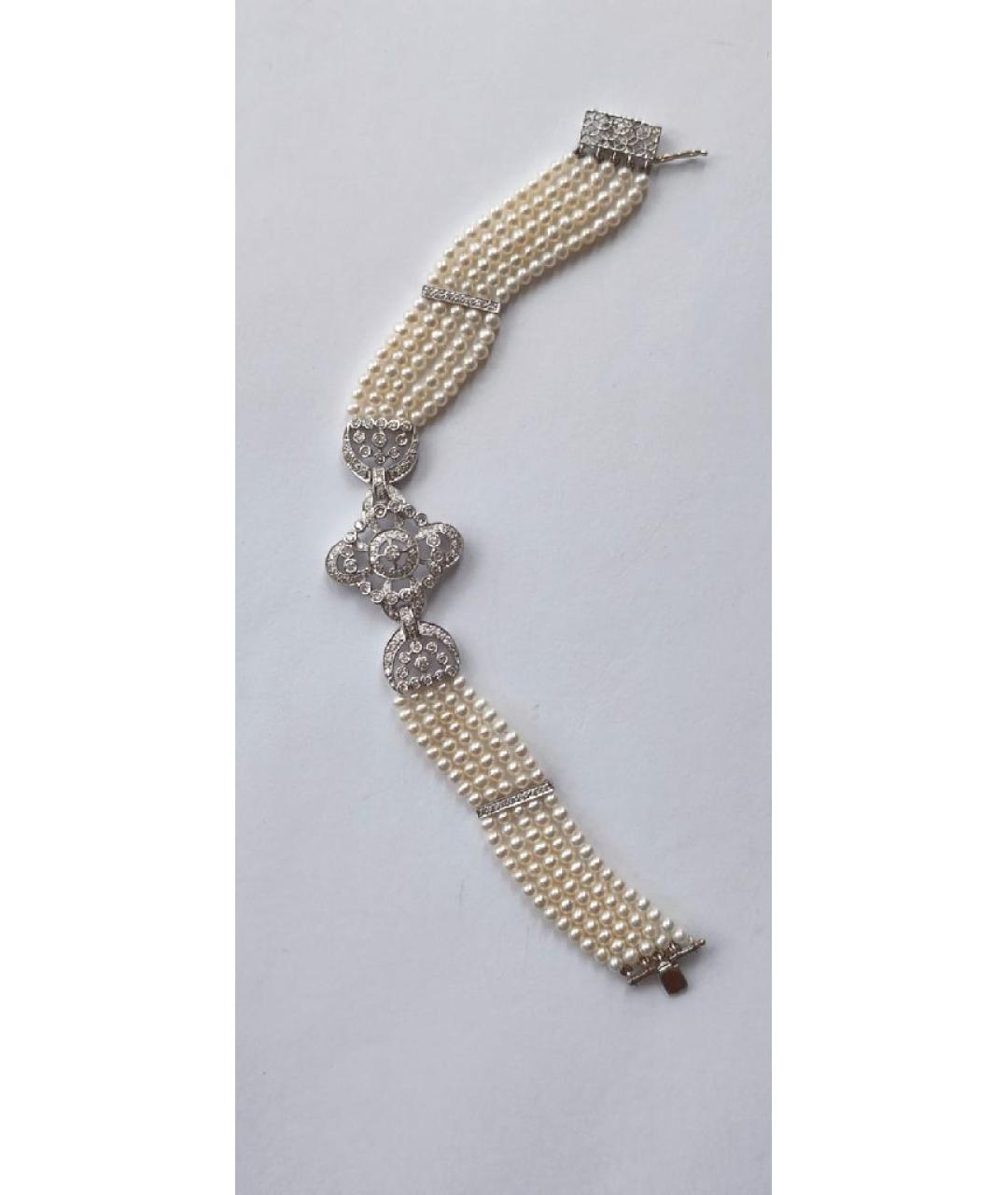 Mikimoto Белый браслет из белого золота, фото 5