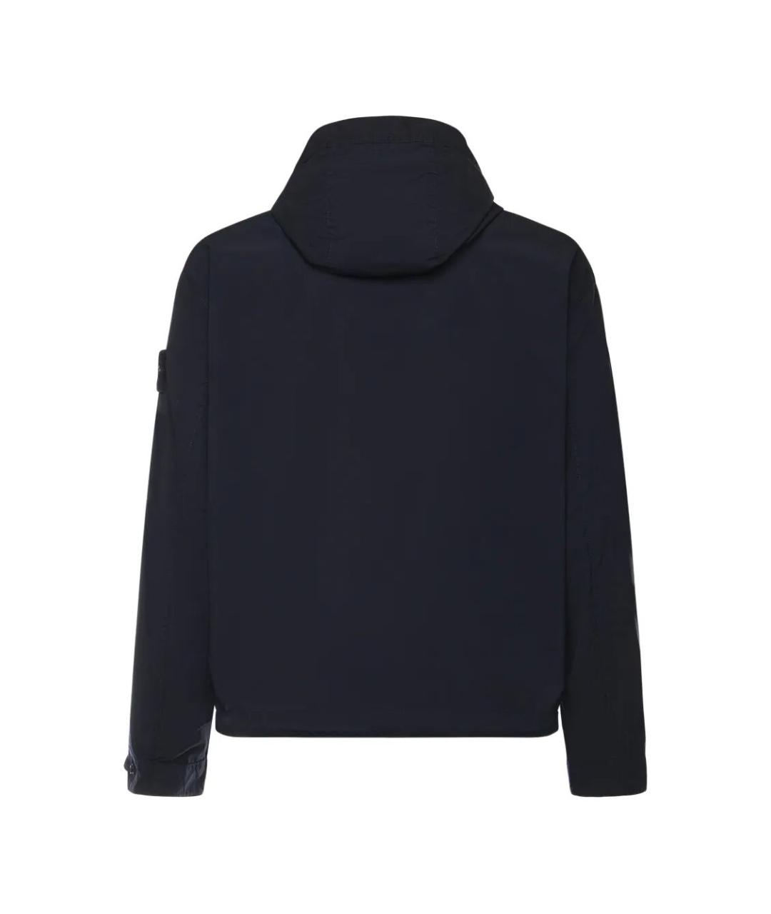 STONE ISLAND Синяя полиэстеровая куртка, фото 2