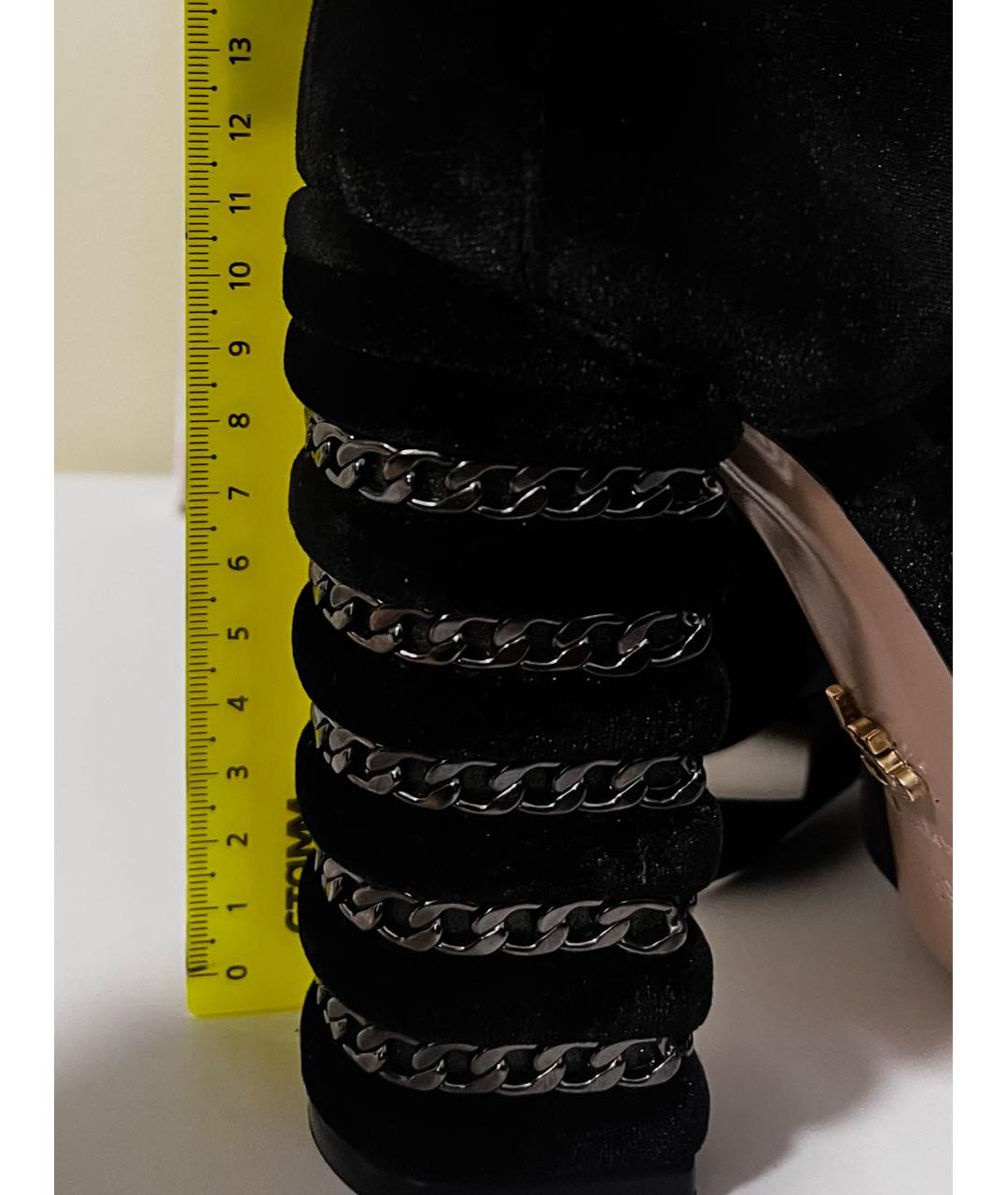 LE SILLA Черные замшевые ботильоны, фото 6