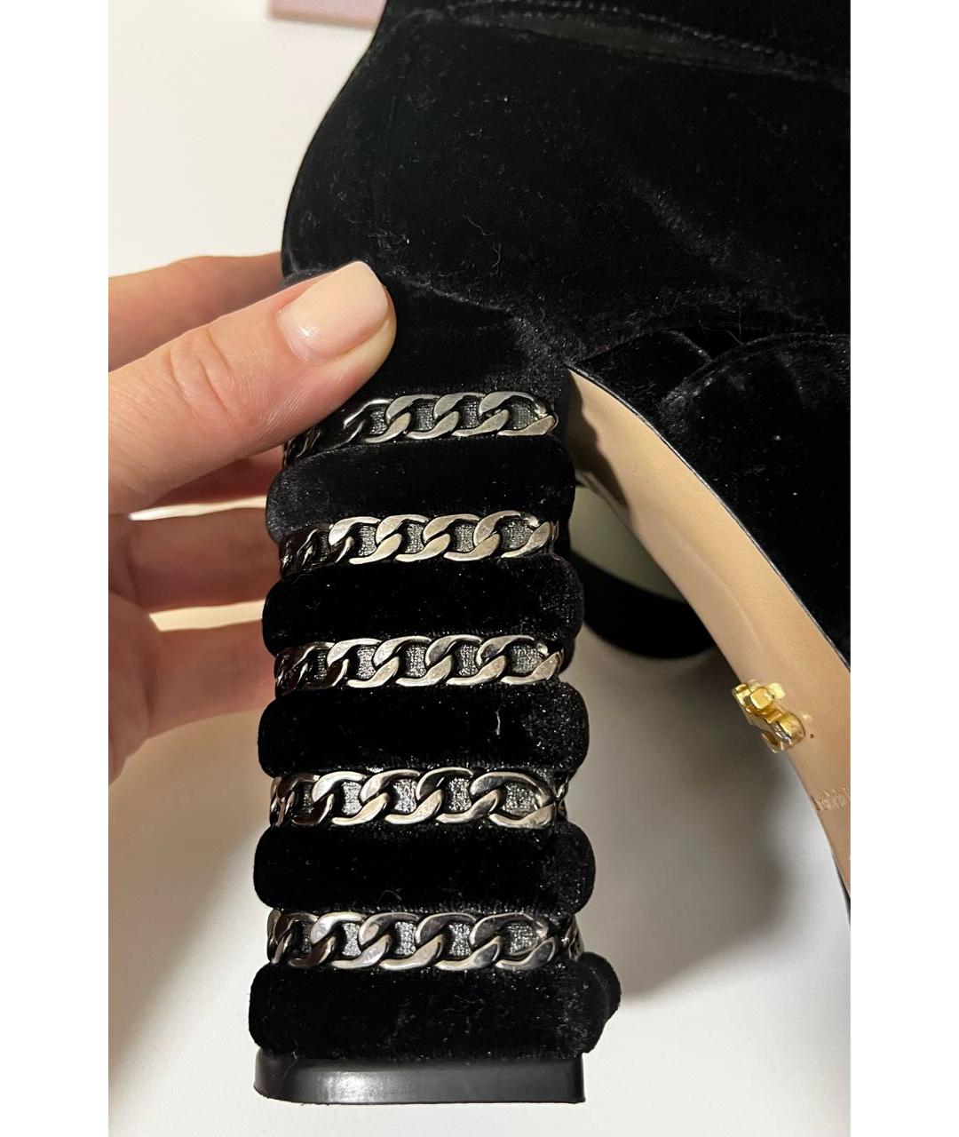 LE SILLA Черные замшевые ботильоны, фото 5