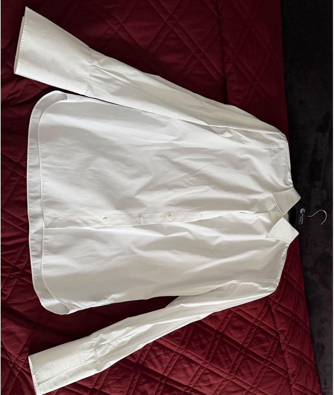 TOM FORD Белая хлопковая классическая рубашка, фото 6