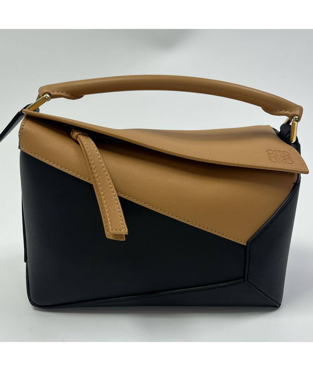 LOEWE Черная хлопковая сумка через плечо, фото 9