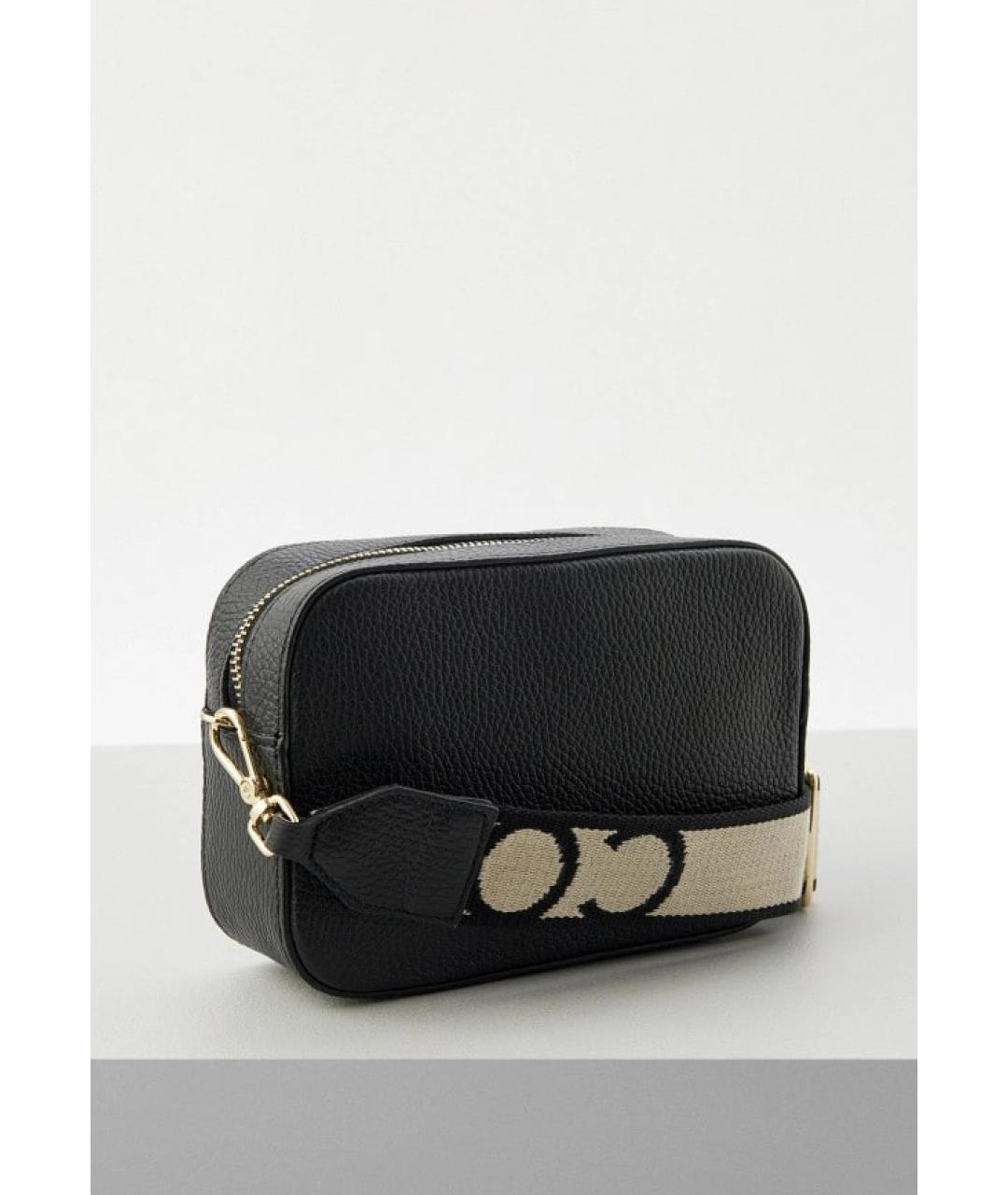 COCCINELLE Черная кожаная сумка через плечо, фото 4