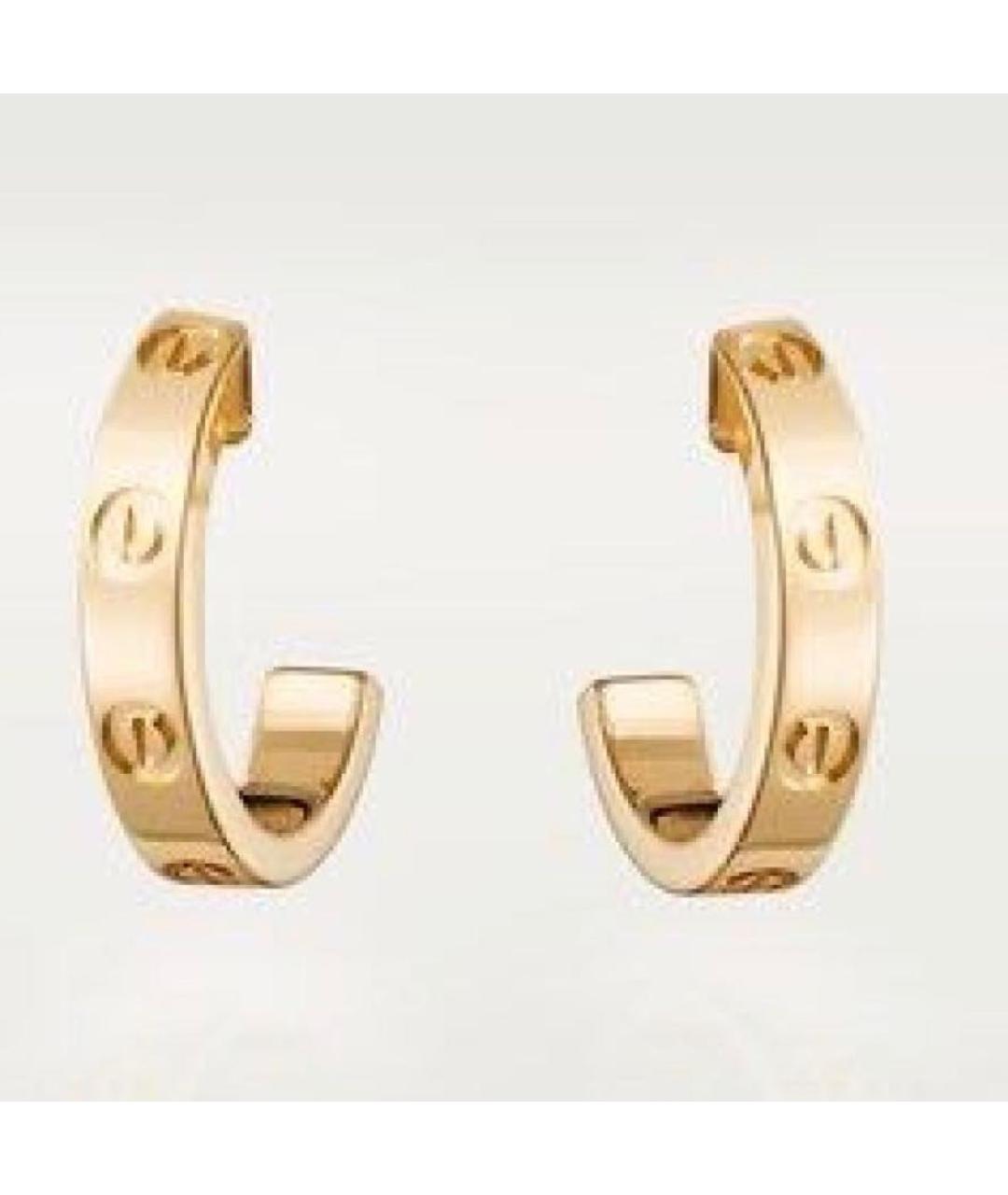 CARTIER Золотые серьги из желтого золота, фото 6