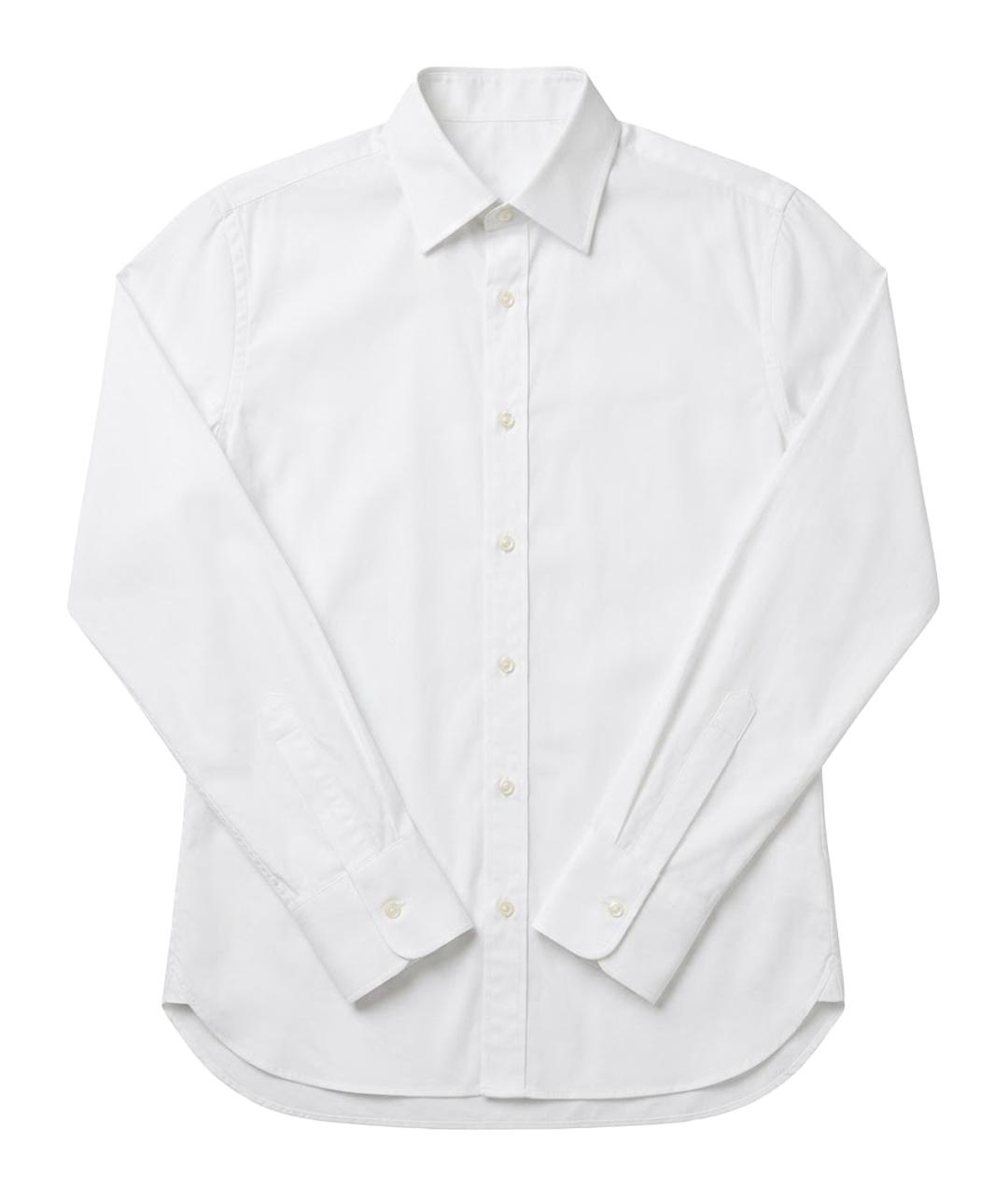 ERMENEGILDO ZEGNA XXX Белая хлопковая классическая рубашка, фото 1