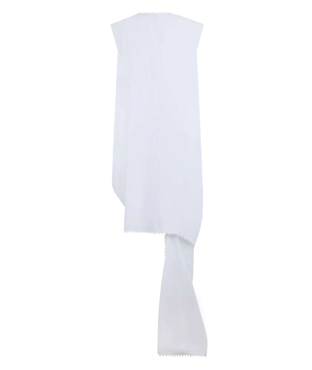 JACQUEMUS Белое хлопковое повседневное платье, фото 2