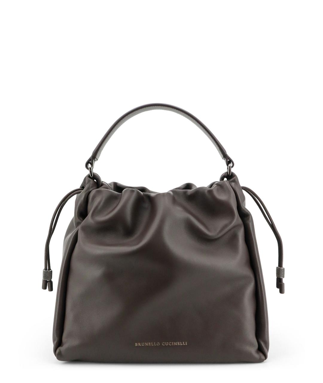 BRUNELLO CUCINELLI Коричневая сумка тоут, фото 1