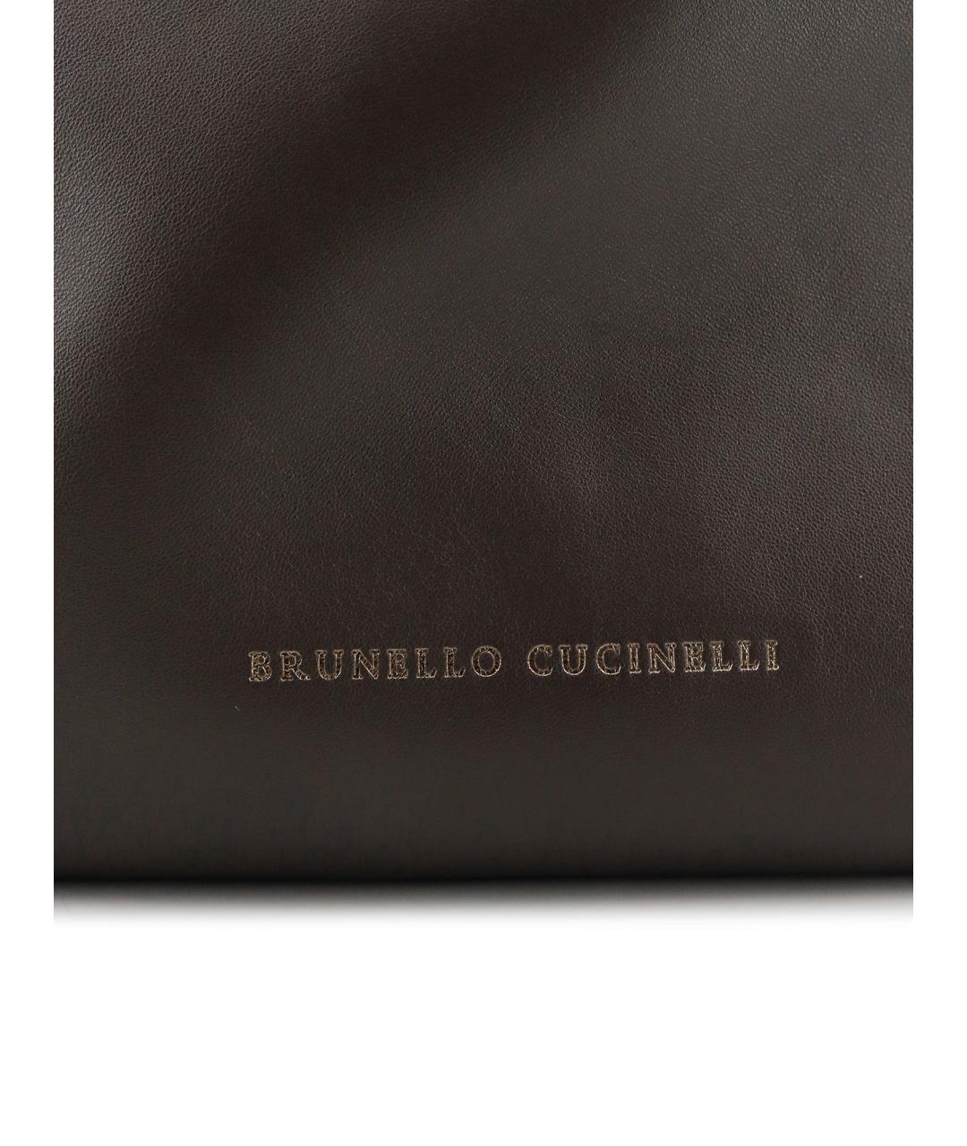 BRUNELLO CUCINELLI Коричневая сумка тоут, фото 5