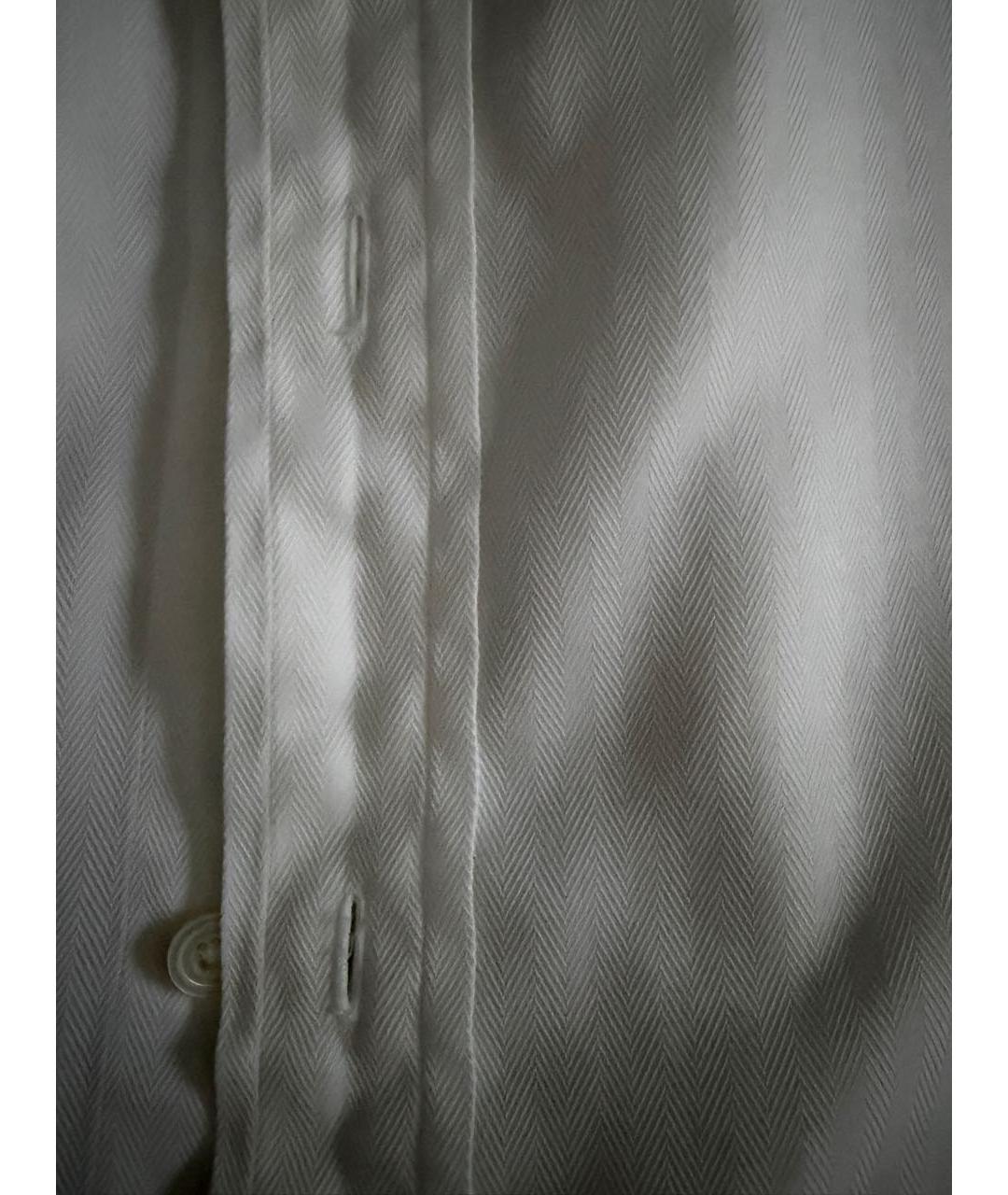 TOM FORD Белая хлопковая классическая рубашка, фото 4