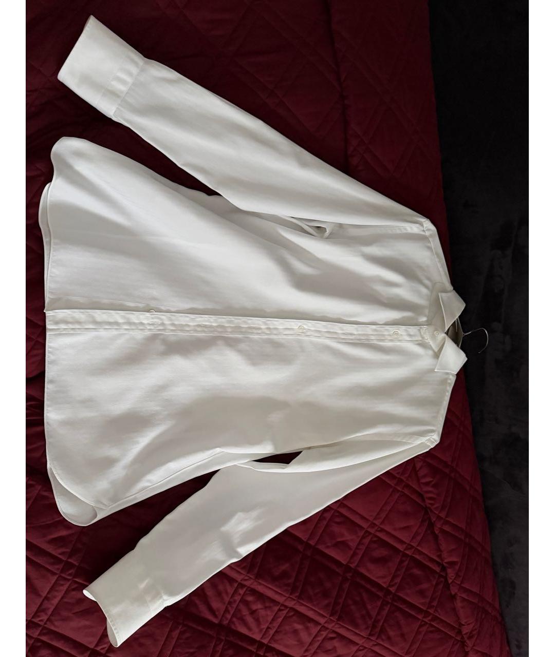 TOM FORD Белая хлопковая классическая рубашка, фото 6